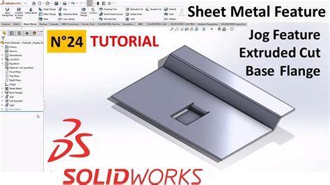 jog sheet metal solidworks|solidworks sheet metal jog angle.